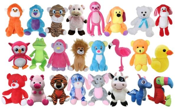 100% Generic Jumbo Value Plush Mix 10"-11" size (100 pcs) - Image 2